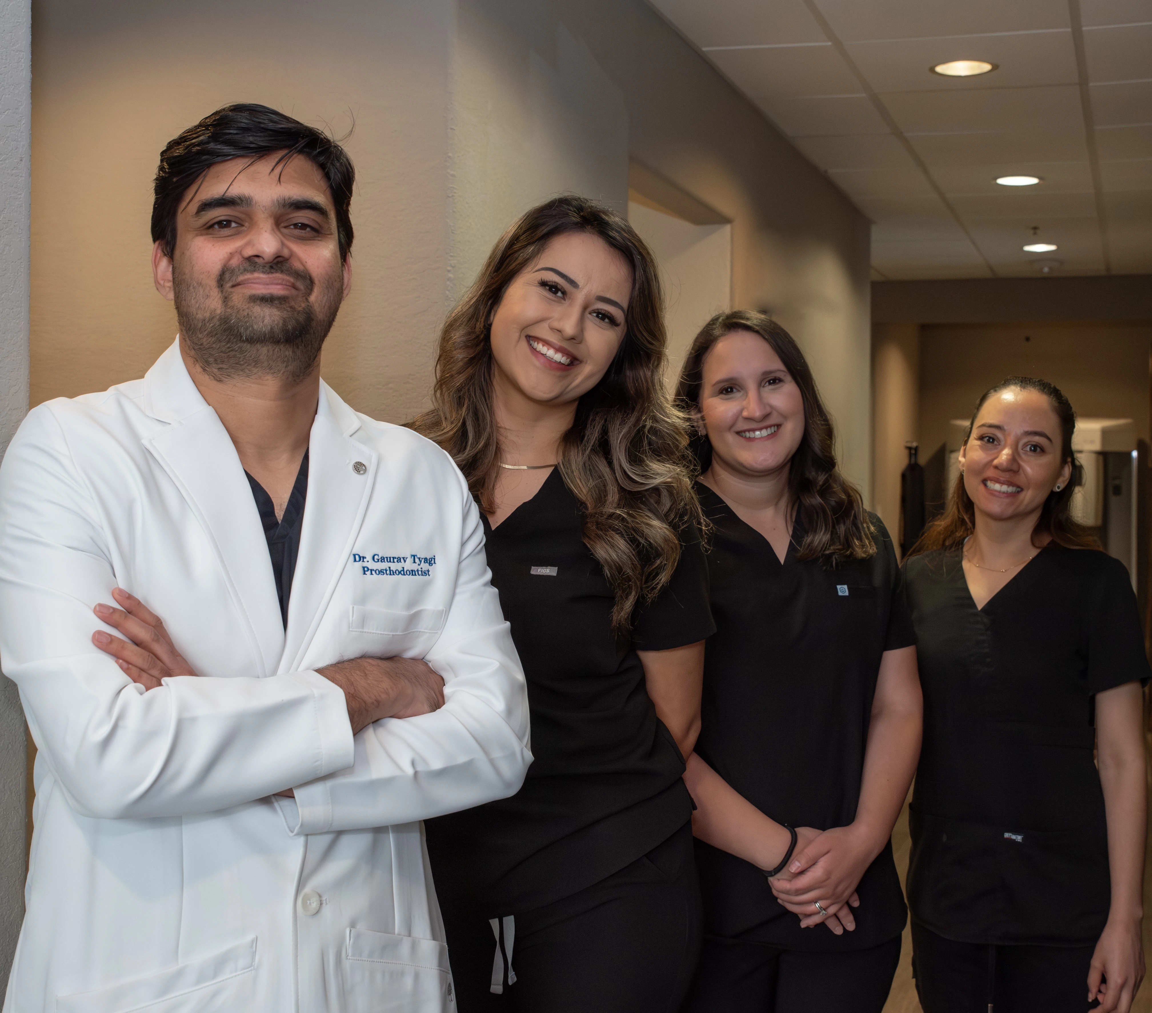 Team picture of our friendly Luminescence Dentistry staff at our dental office in Dallas!